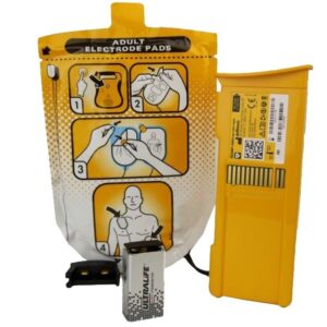 Defibtech Lifeline electrodos adulto + batería (7 años) + pila 9V